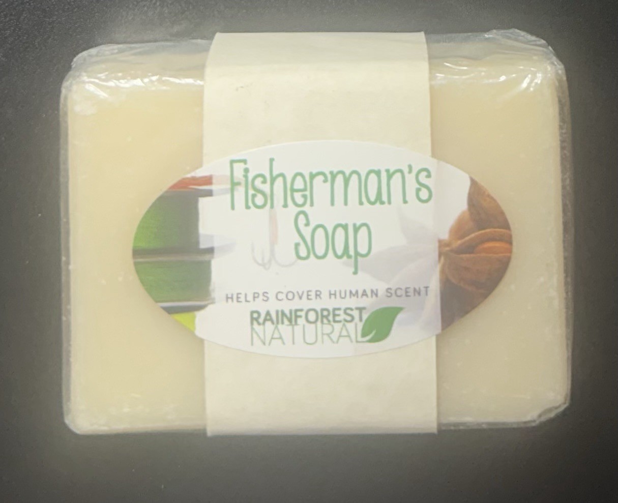 Fisherman’s Soap, a natural bar Designed to Cover or Eliminate Human Scent