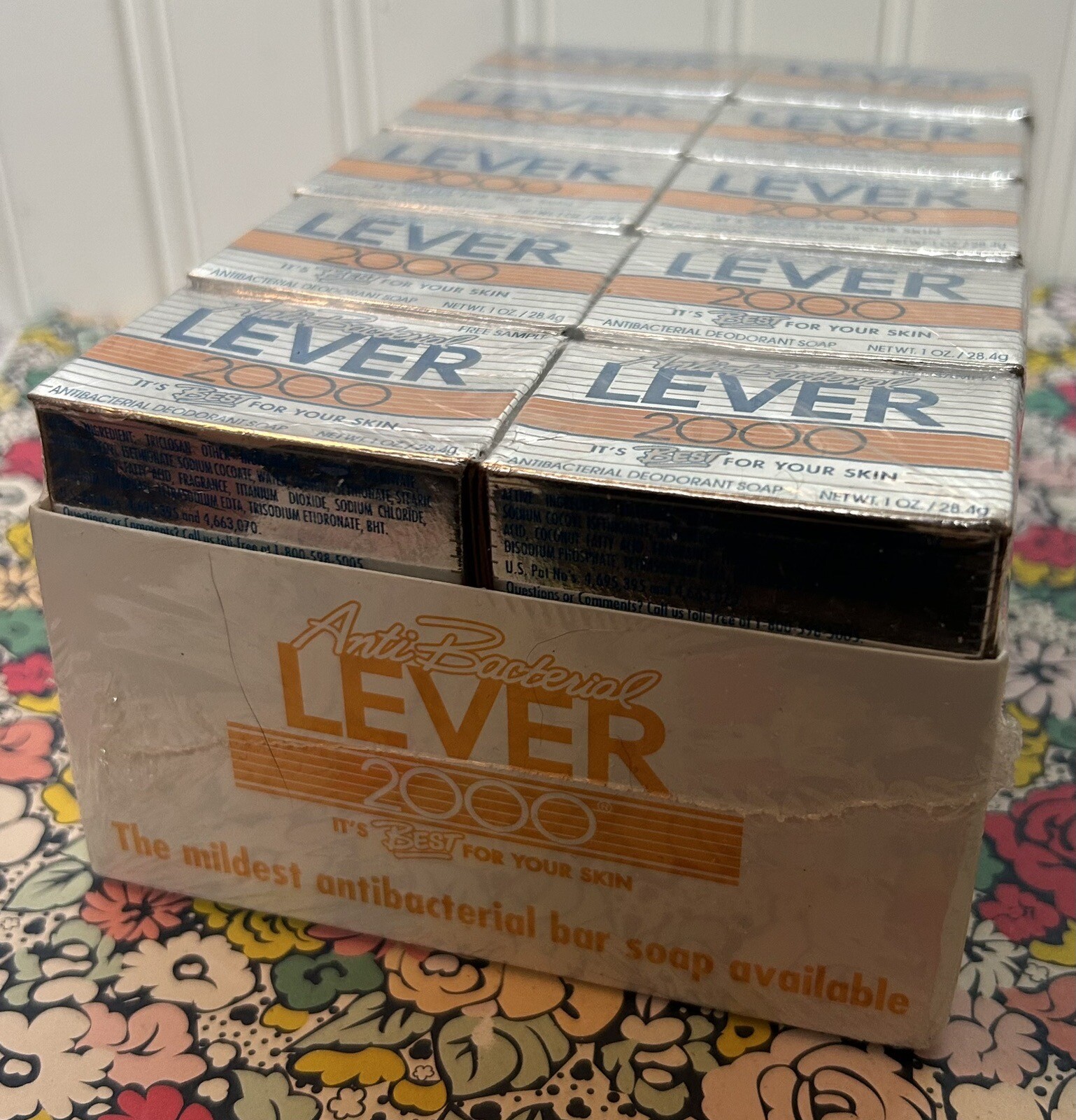 FACTORY SEALED SET OF 30 NEW LEVER 2000 1oz DEODORANT BAR SOAPS ANTIBACTERIAL