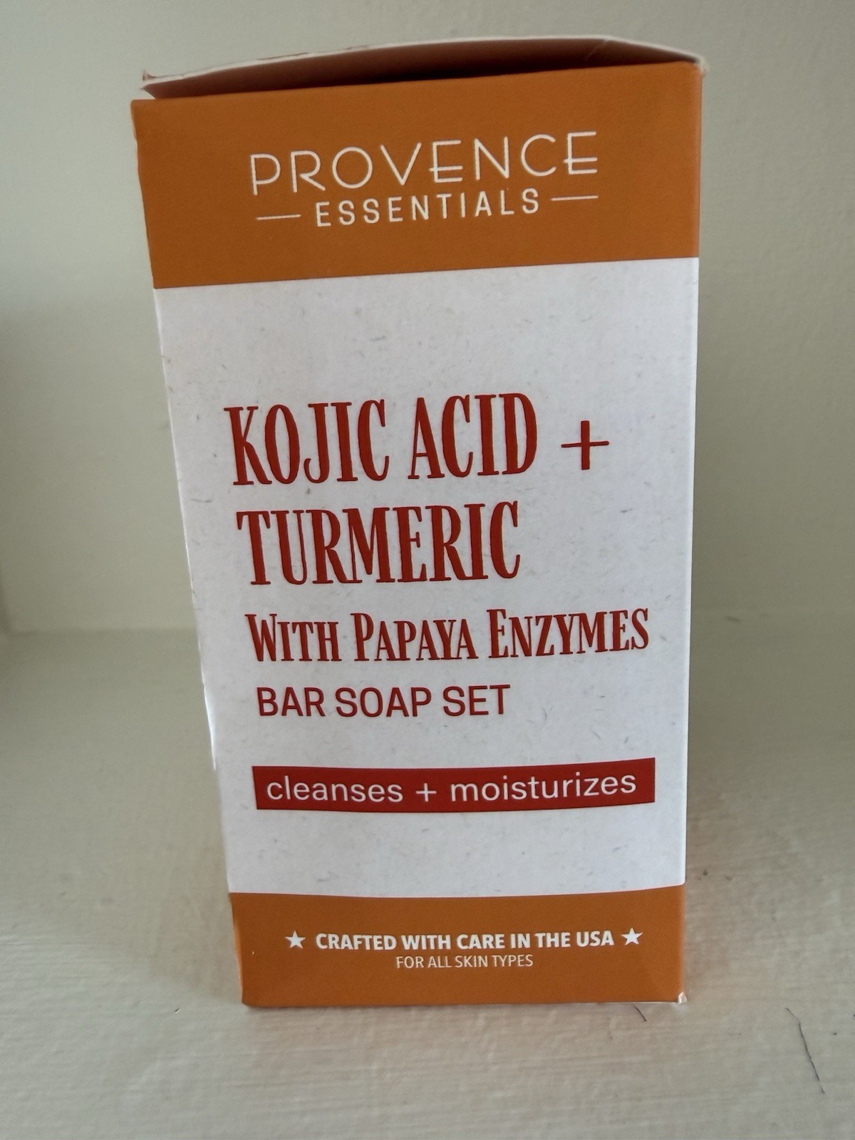 Provence Essentials Kojic Acid Turmeric Papaya Bar Soap Set Multipack