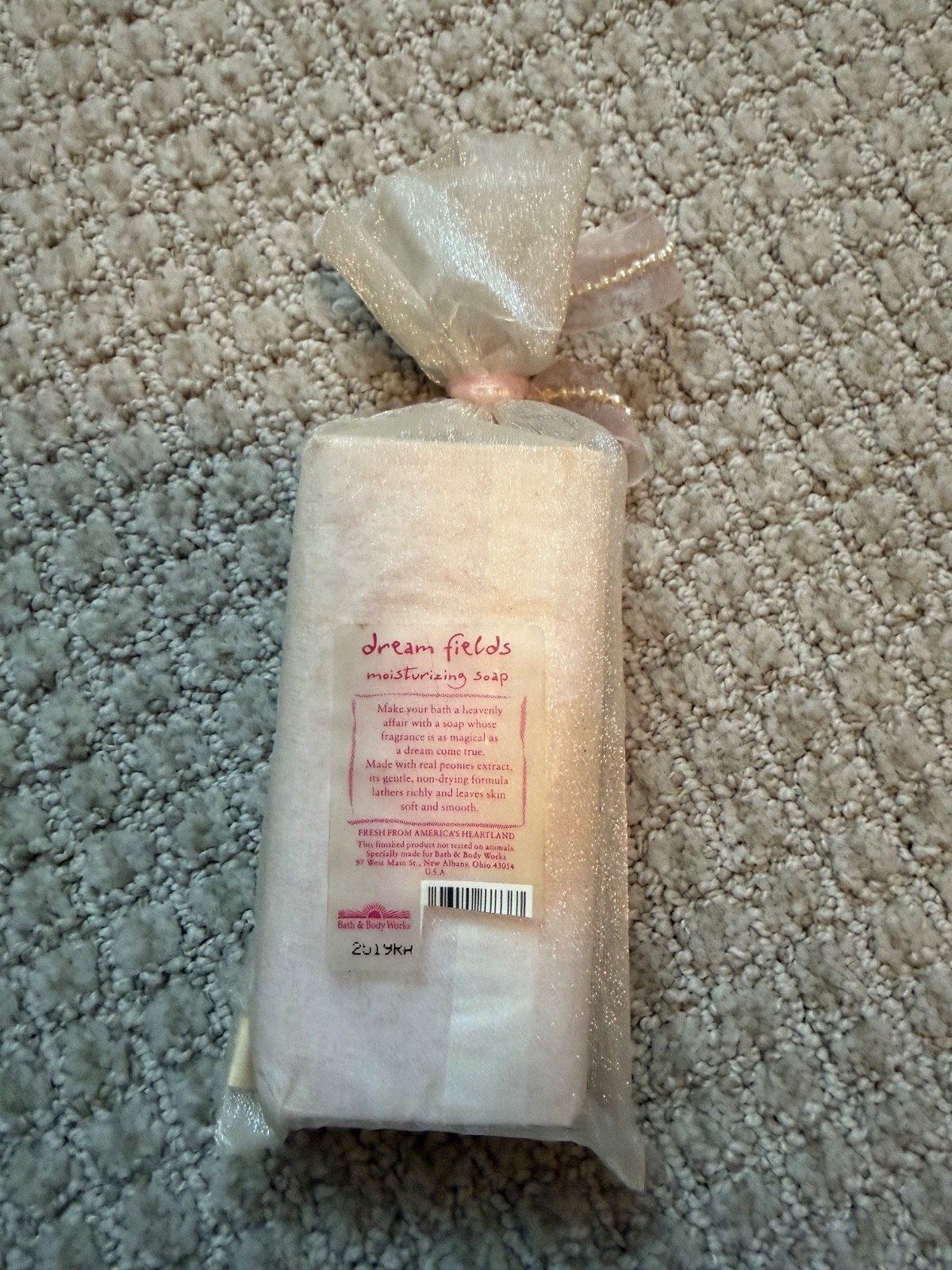Bath Body Works Joyful Garden Dream Fields Moisturizing Bar Soap Sealed 4.5 Oz