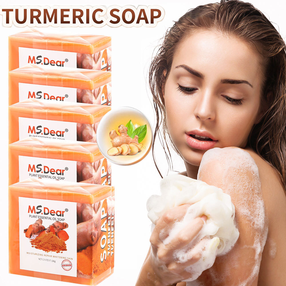 10x Tumeric Soap Skin Whitening Dark Spots lightening Acne Brightening Turmeric