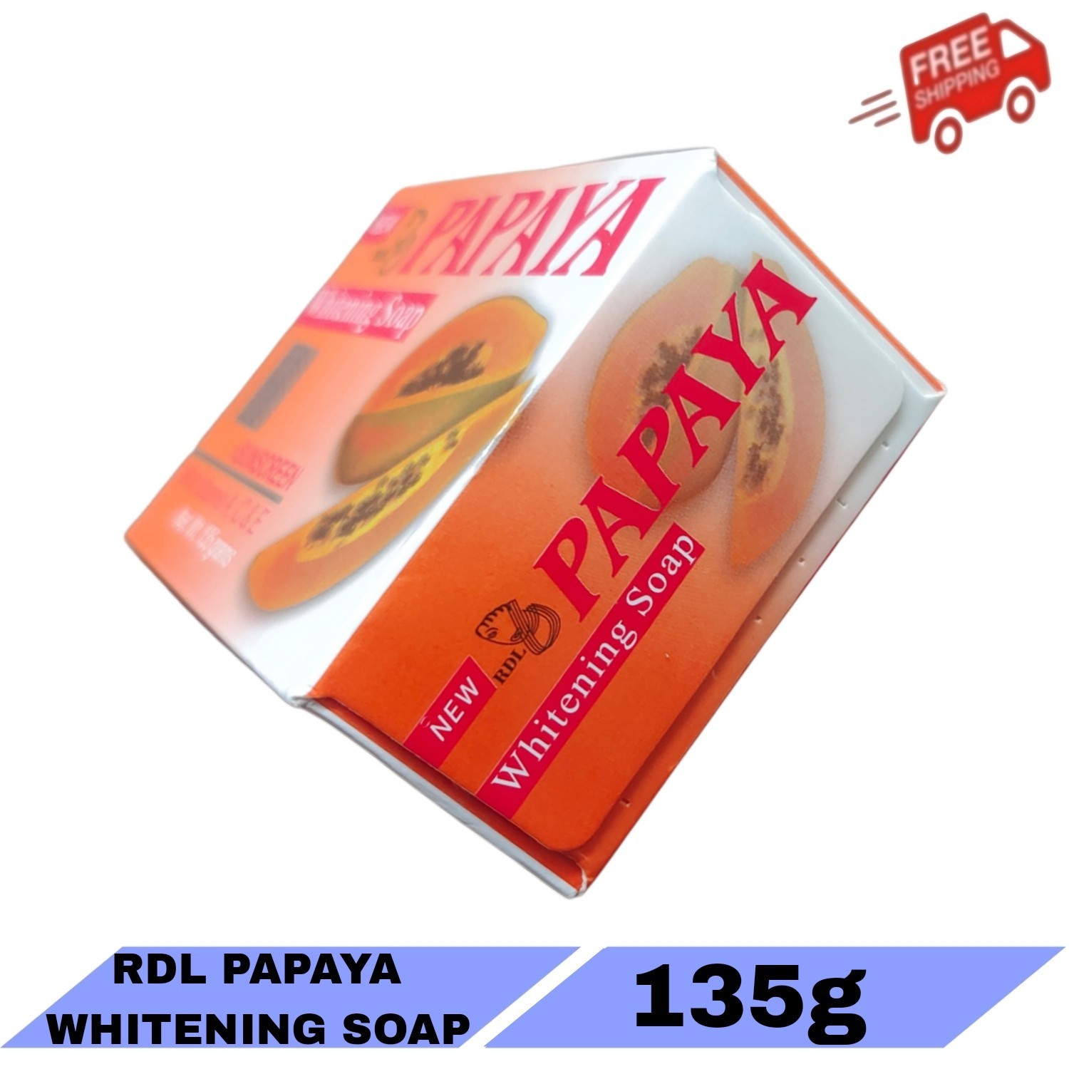 3x RDL Papaya Whitening Soap Sunscreen With Vitamin A C & E 135g – FREE SHIPPING