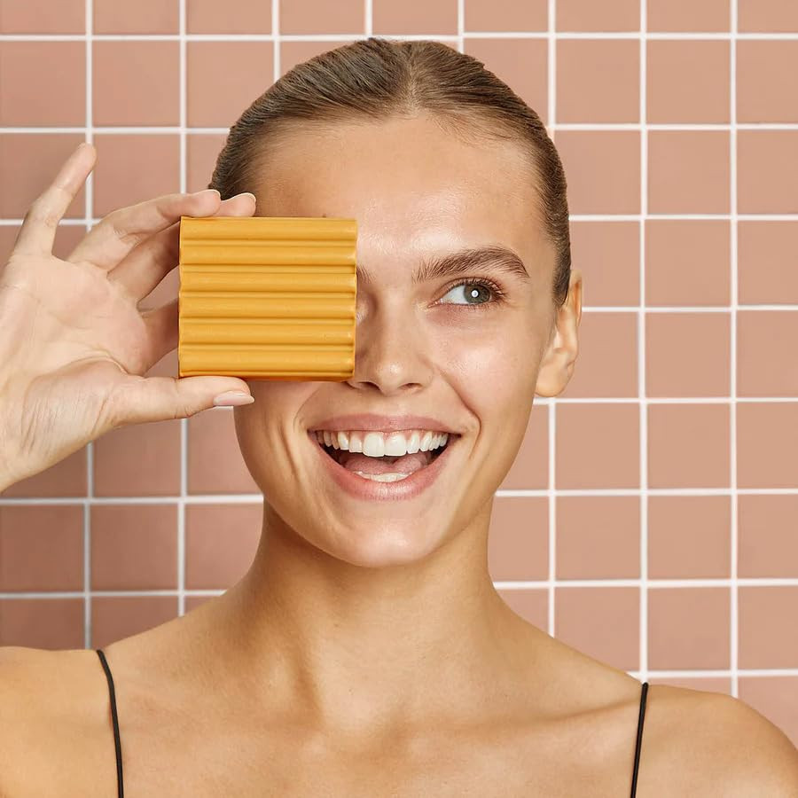 Kojic Acid Soap – Turmeric Soap Bar with Hyaluronic Acid & Shea Butter – Brighte