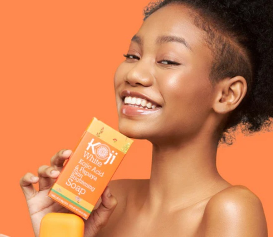 Lot Of 2 Kojic Acid & Papaya Skin Brightening Soap Exfoliating Facial Bar New