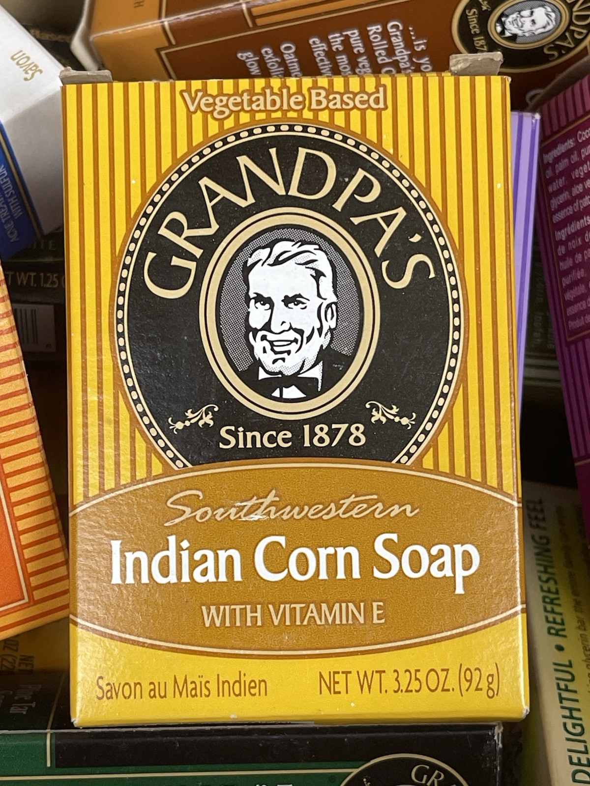 Grandpa’s Southwestern Indian Corn Soap with Vitamin E 3.25oz