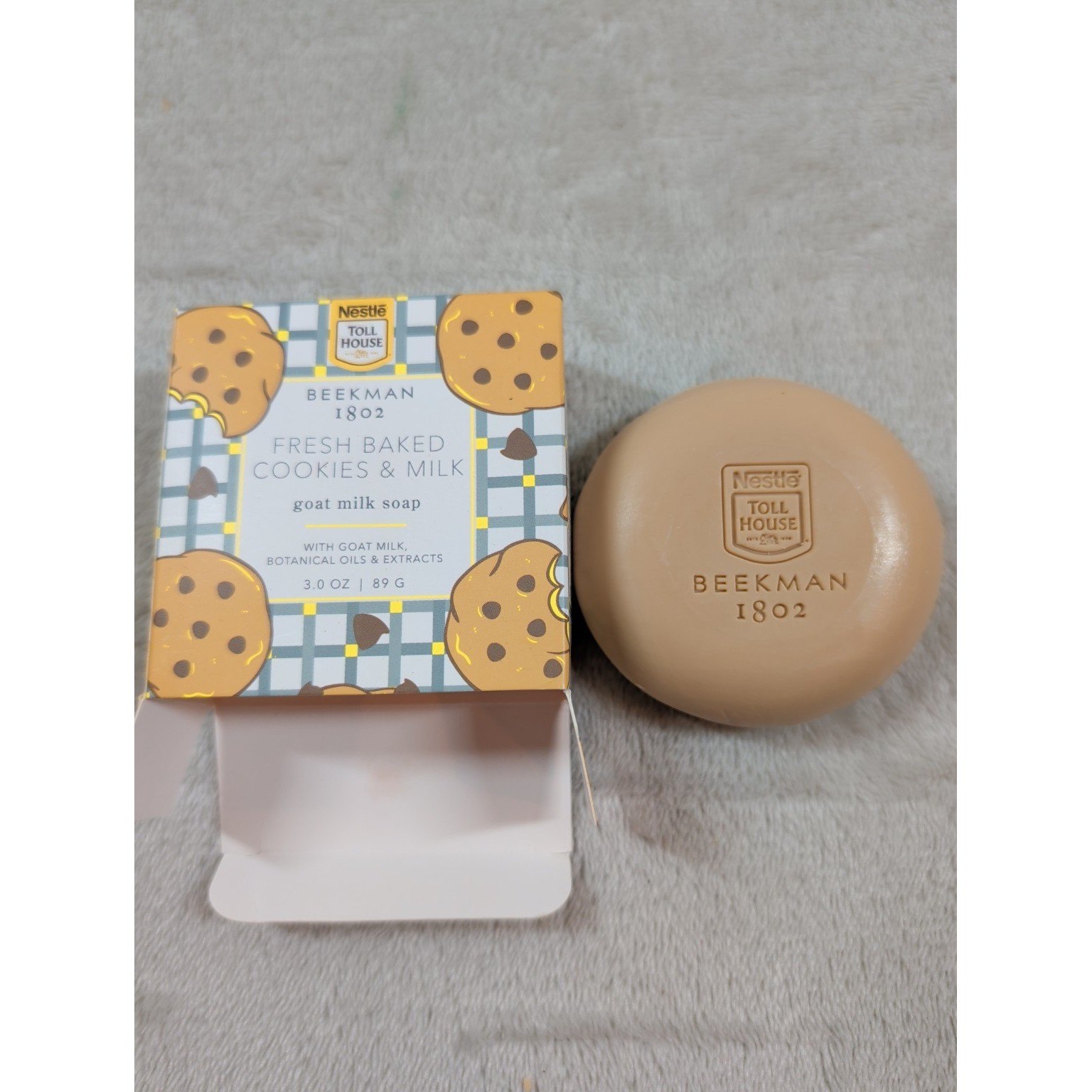 Beekman 1802 x Nestle Toll House Cookies & Milk Goat Milk Soap 3.0oz 3-Pack New