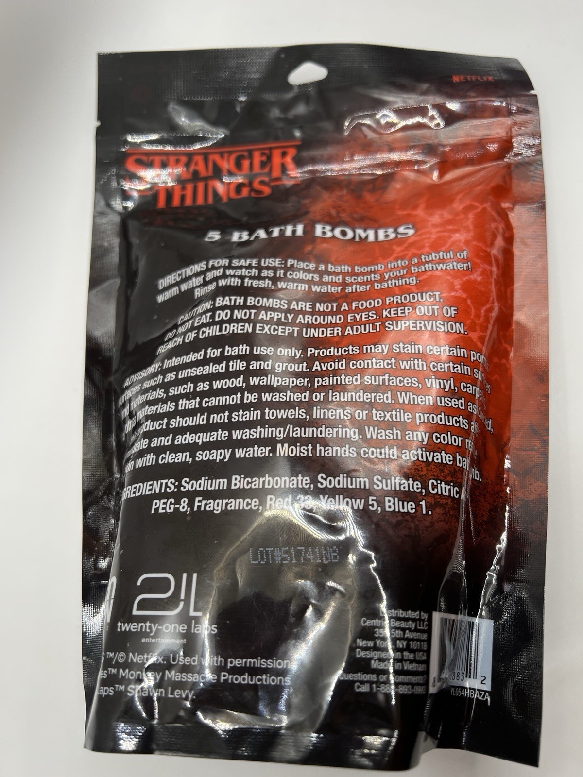 Stranger Things x Netflix VANILLA PUMPKIN Bath Bombs 5-Pack BN SEALED Sold Out